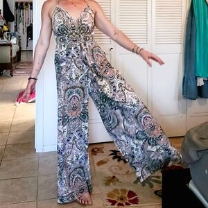 NWOT Paisley Jumpsuit